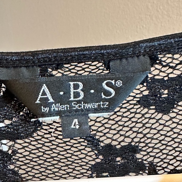 ABS Allen Schwartz Black Lace Dress - Picture 3 of 4